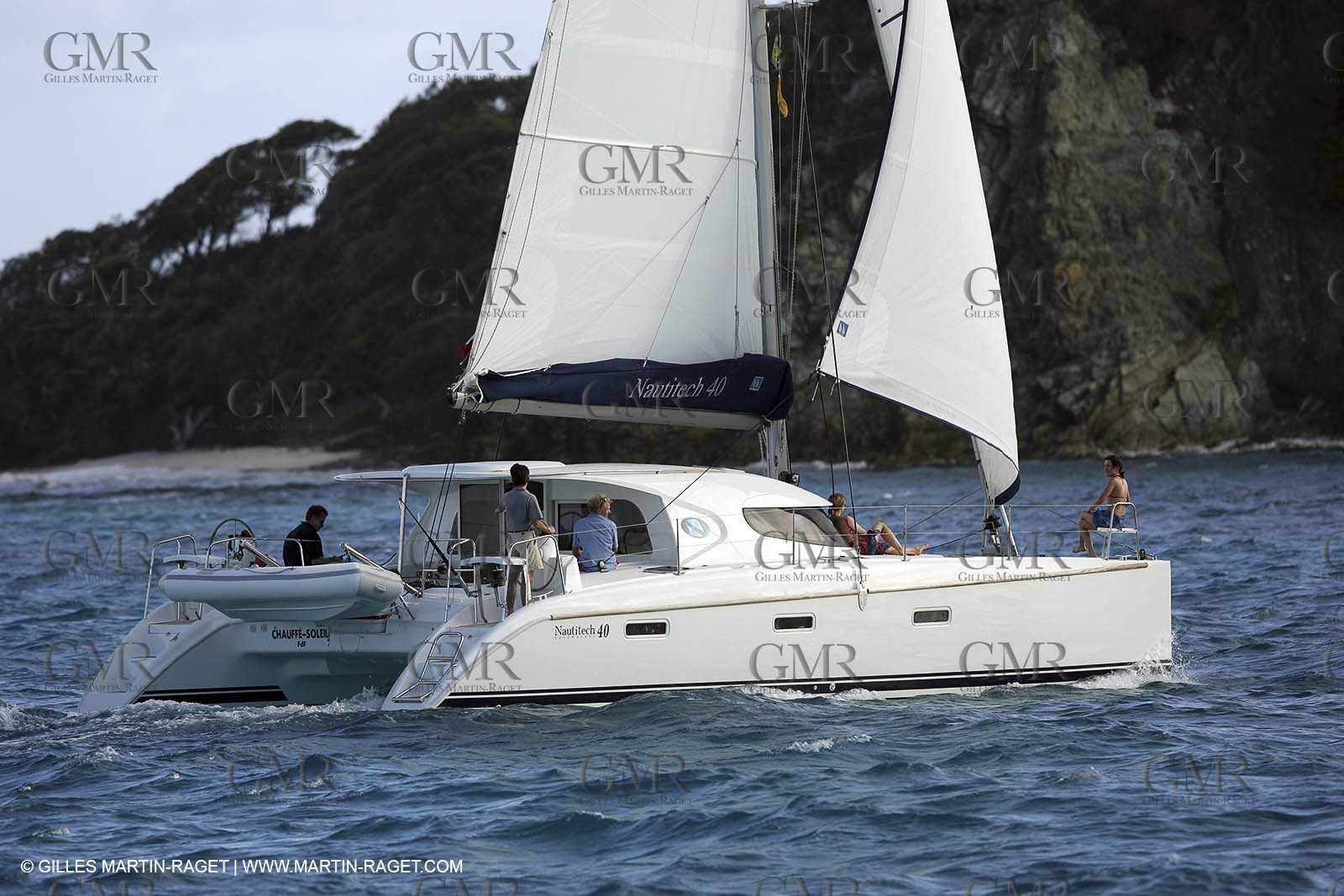 Cruising multihull sailing