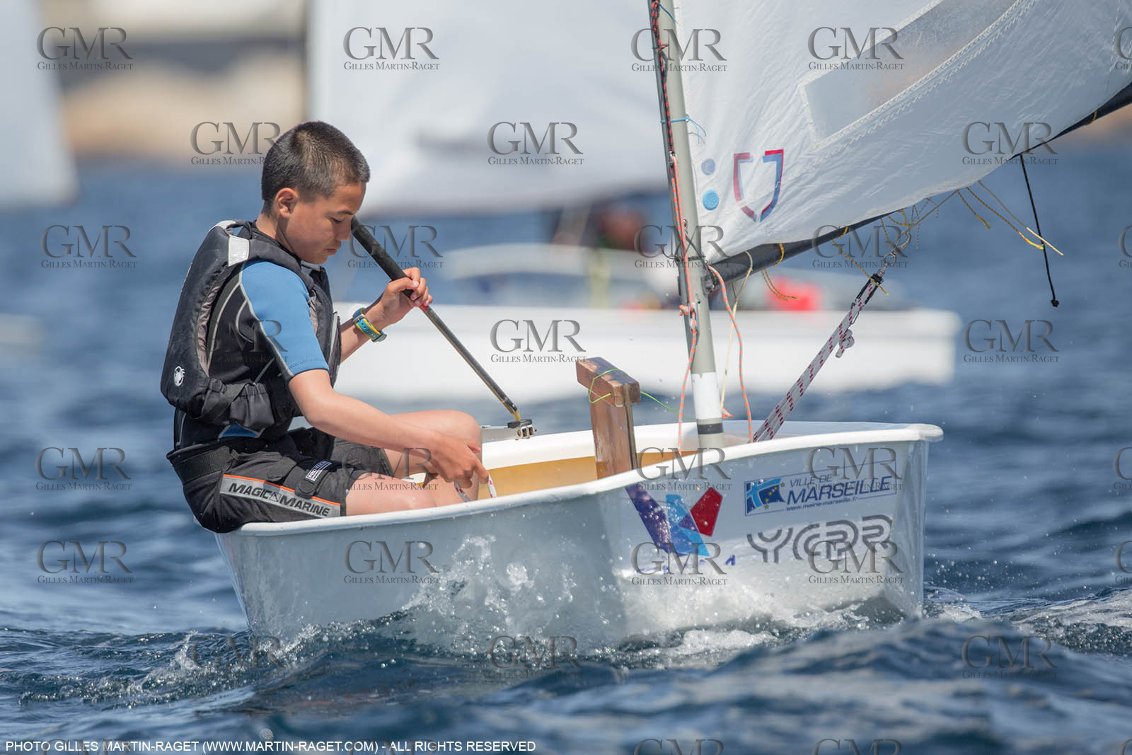 14 04 2016, Marseille (FRA,13), SNIM Dériveurs, Coupe Internationale de Printemps Optimist, Day 4