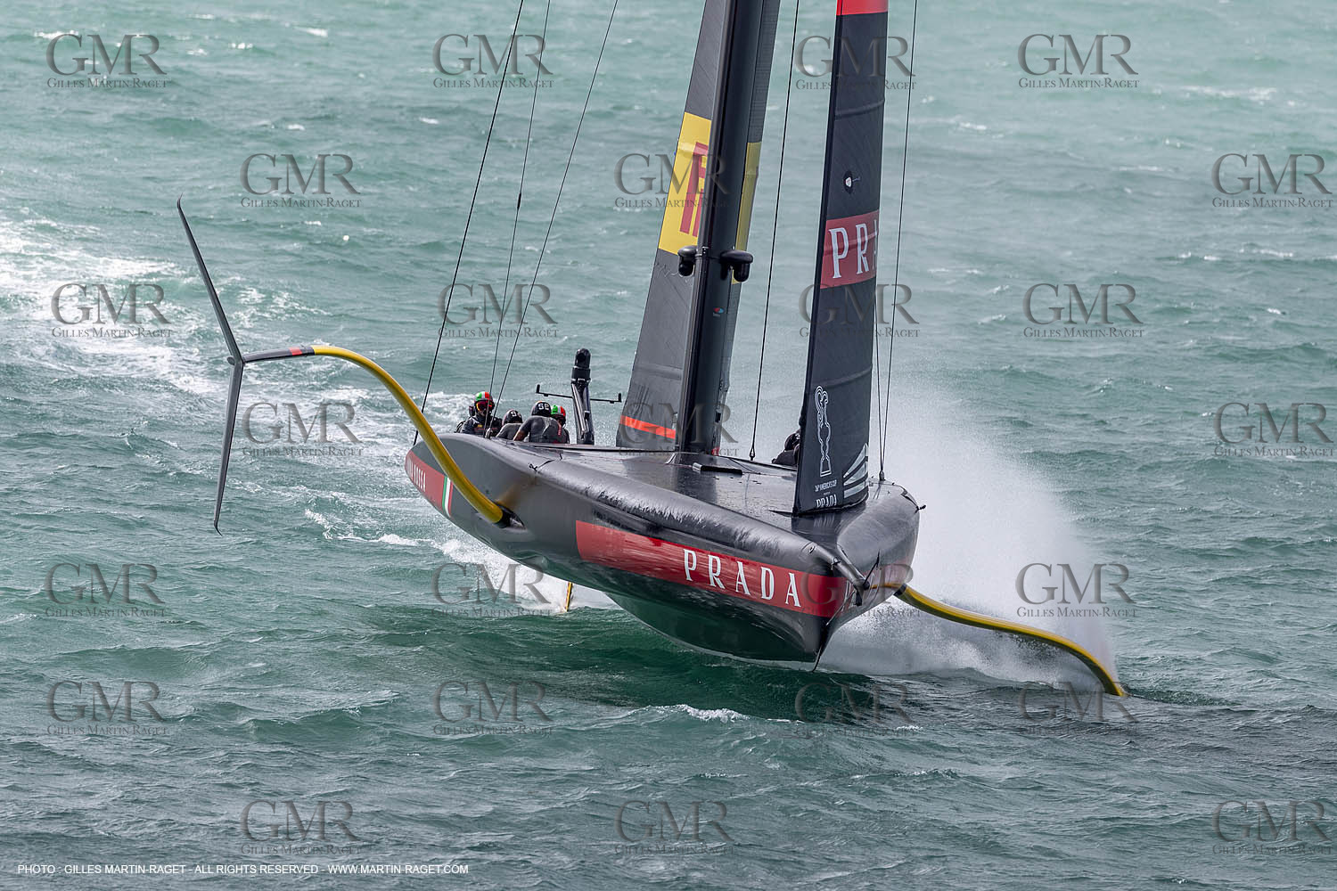 10 12 2020 - Auckland (NZL) - 36th America's Cup - Practice Sessions - Day 2 -Luna Rossa Prada Pirelli Team