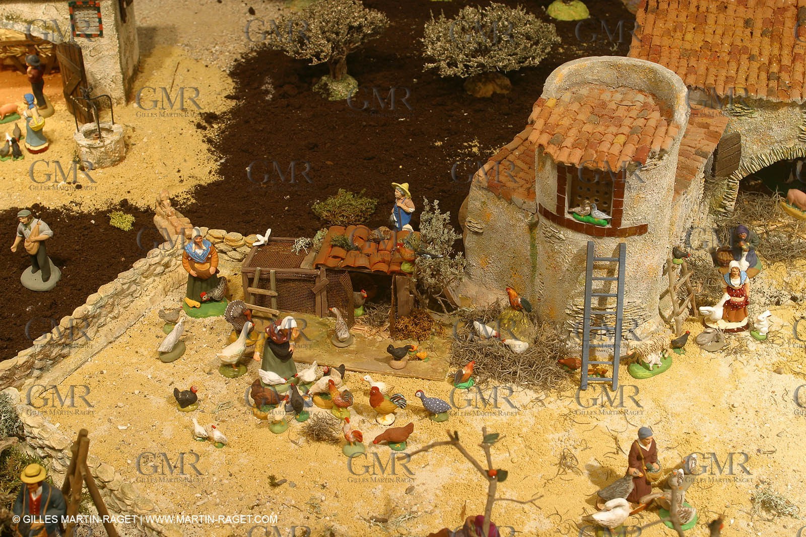 Great crib from les Saintes Maries de la mer (FRA, 13) for Christmas, December 2010