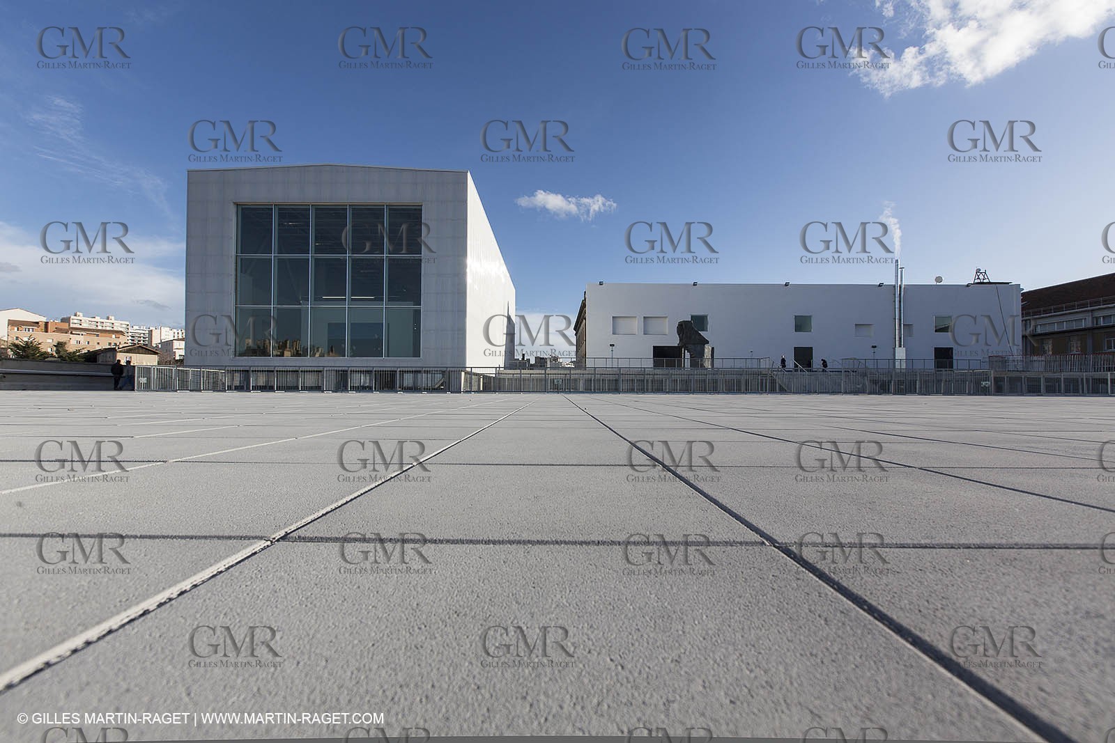 22 01 2013, Marseille, Fra, 13, Marseille Provence 2013, European Capital of Culture, Belle of May Revisited industrial site, Panorama Tower