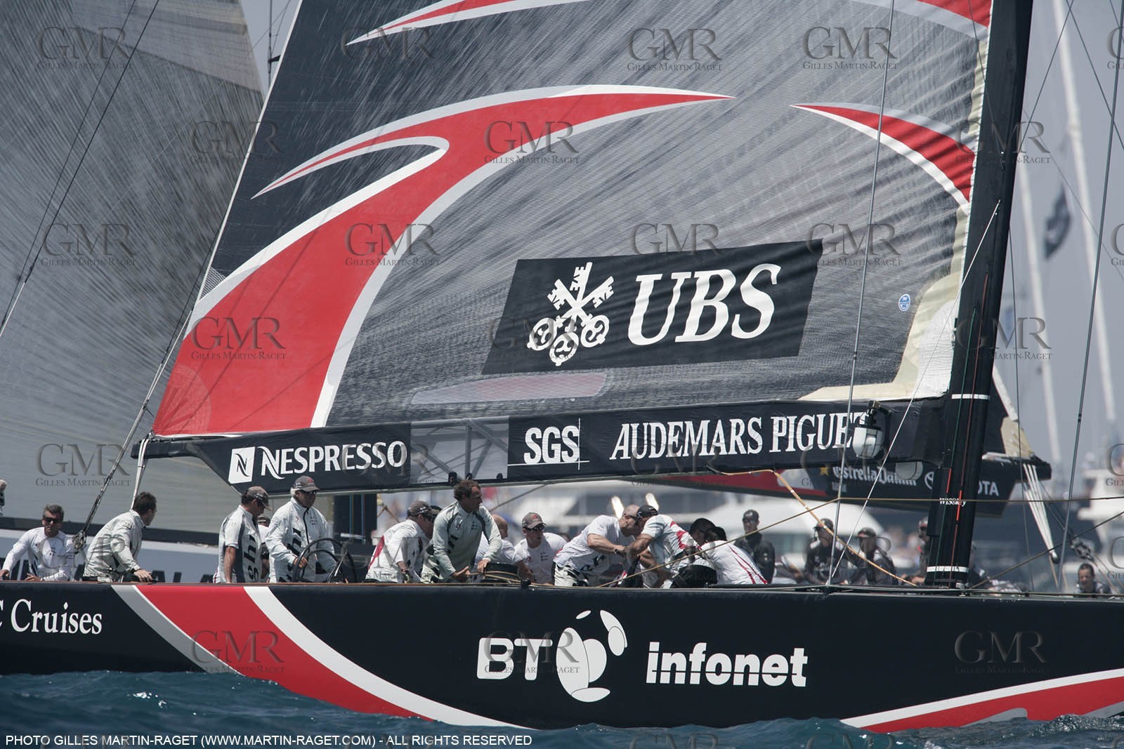03 07 2007-Valencia (Spain)- 32nd America's Cup - Final Match - Day 8 - Alinghi vs Emirates Team New Zealand