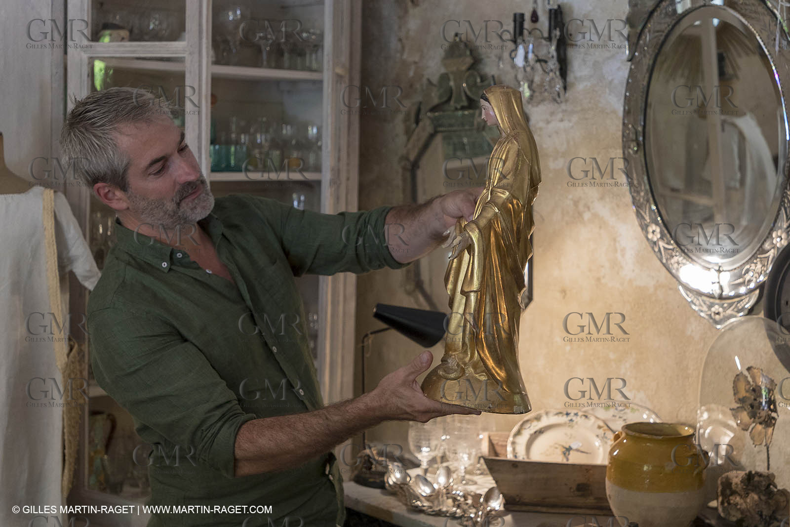 09 06 2018, Bonnieux (FRA,84), Antiquaire