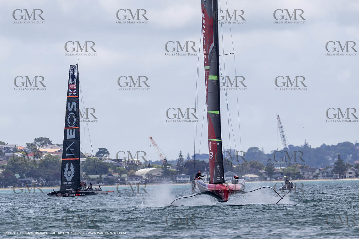 08 12 2020 - Auckland (NZL) - 36th America's Cup - Practice Sessions - Day 1