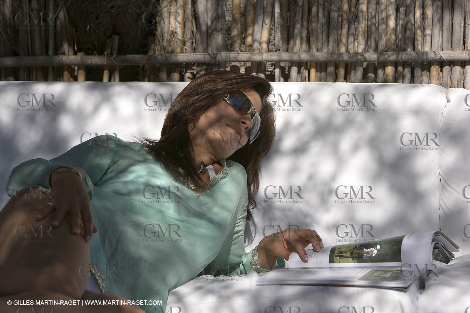 06 09 2007 - Saint Tropez (FRA, 83) - Superyachts - Motoryachts - Mangusta 92 Triple Fun à Saint Tropez - Au mouillage devant le Club 55 à la plage de Pampelonne