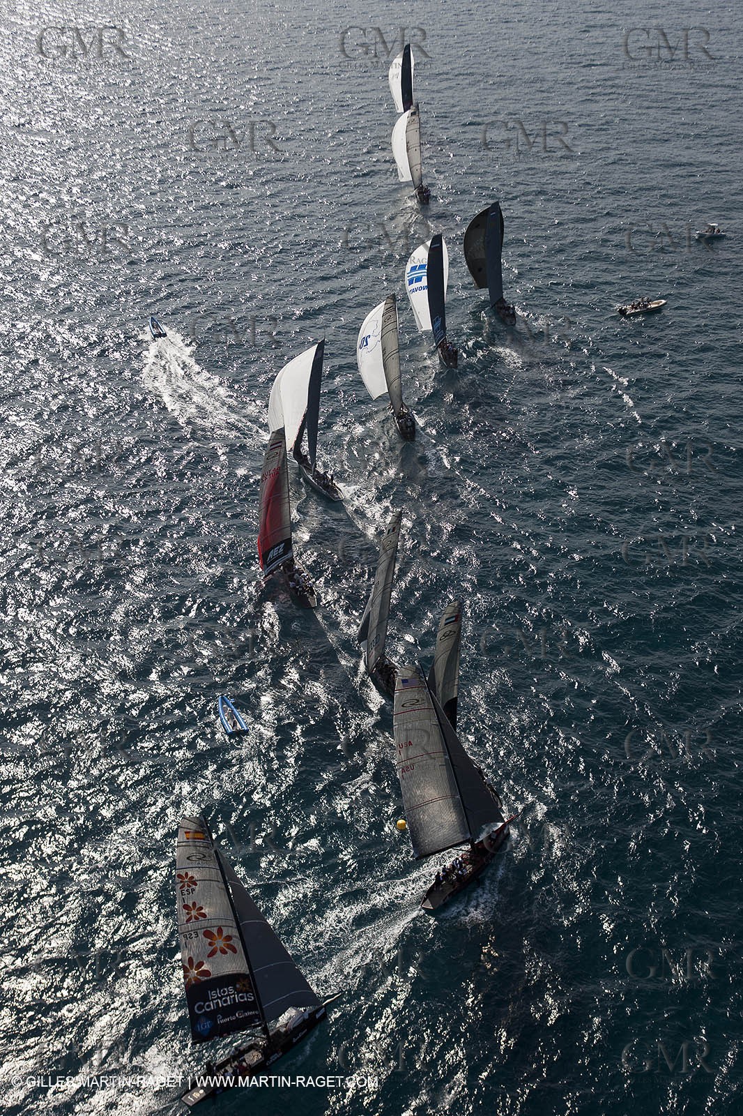 10 12 2010 - Miami (USA, FLA) - 2010 RC 44 World Champîonship - Oracle RC 44 Cup Miami - Day 5 - Fleet racing