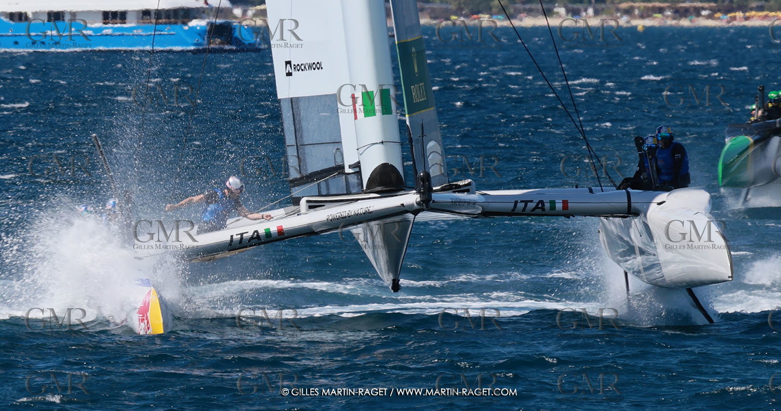 10 09 2025, Saint-Tropez,(FRA), Rockwool SailGP France Saint-Tropez, Race Day 1