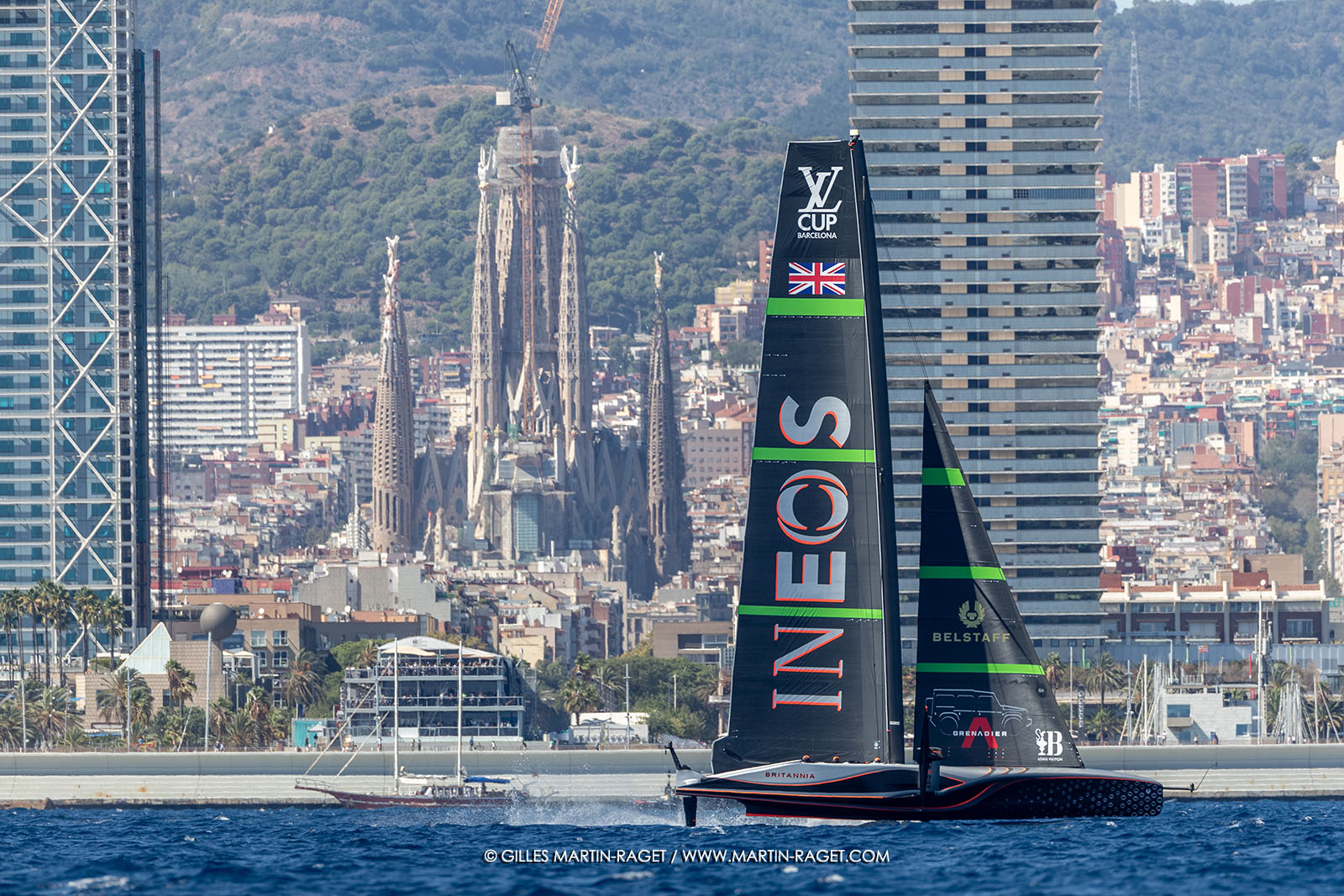 16 09 2024, Barcelona (ESP), 37th America's Cup, Louis Vuitton Cup Semi-final, Race Day 2