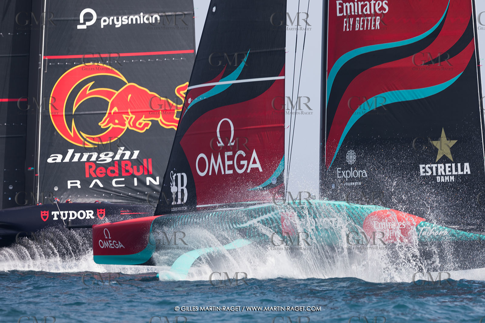 24 08 2024, Barcelona (ESP), Louis Vuitton 37th America's Cup, Louis Vuitton Prelilinary Regatta, Race Day 3