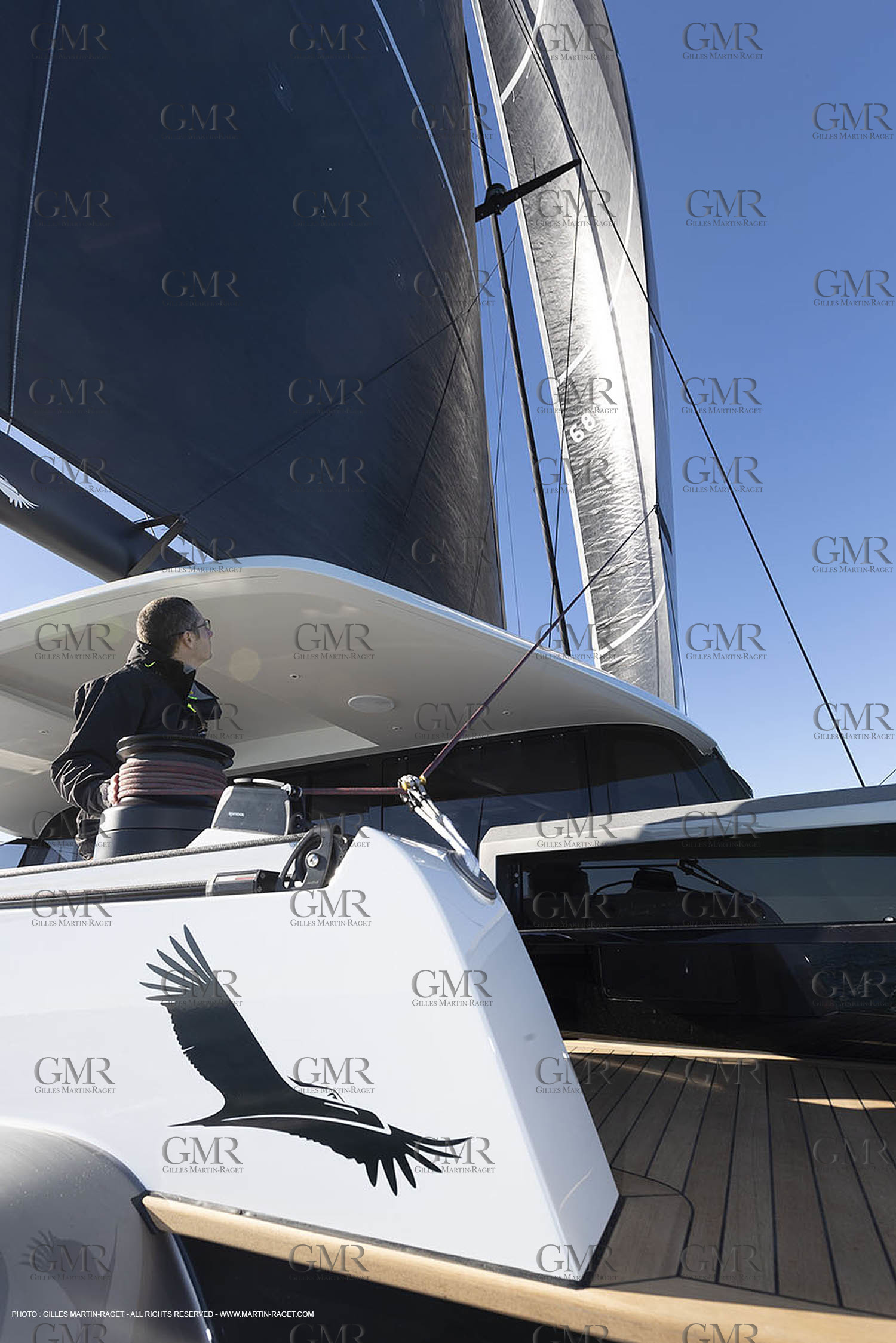 05 02 2019, La Grande Motte (FRA,34), Gunboat 68 sail testing  2