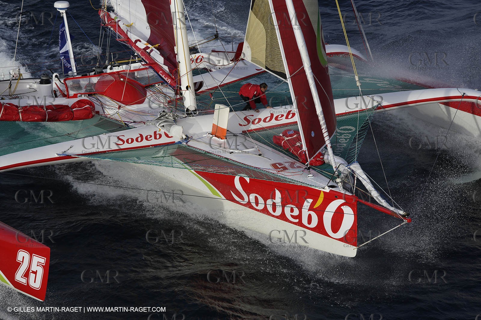 11 10 2008  -Lorient (FRA)  -  Multis Orma - Sodebo (Thomas Coville) - Route du Rhum 2006 training