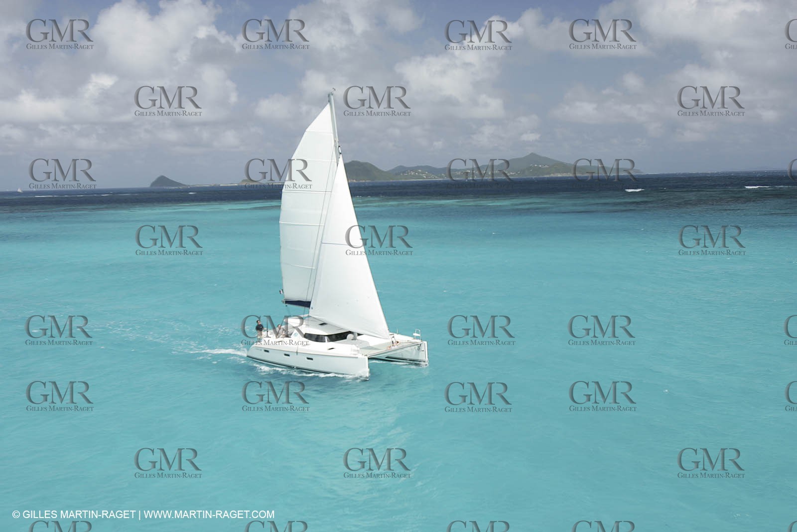 Cruising multihull sailing