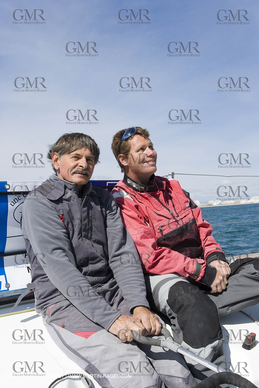 27 03 08- La Grande Motte- (FRA,34) Transat AG2R 2008- Jean-Paul Mouren- Laurent Pellecuer