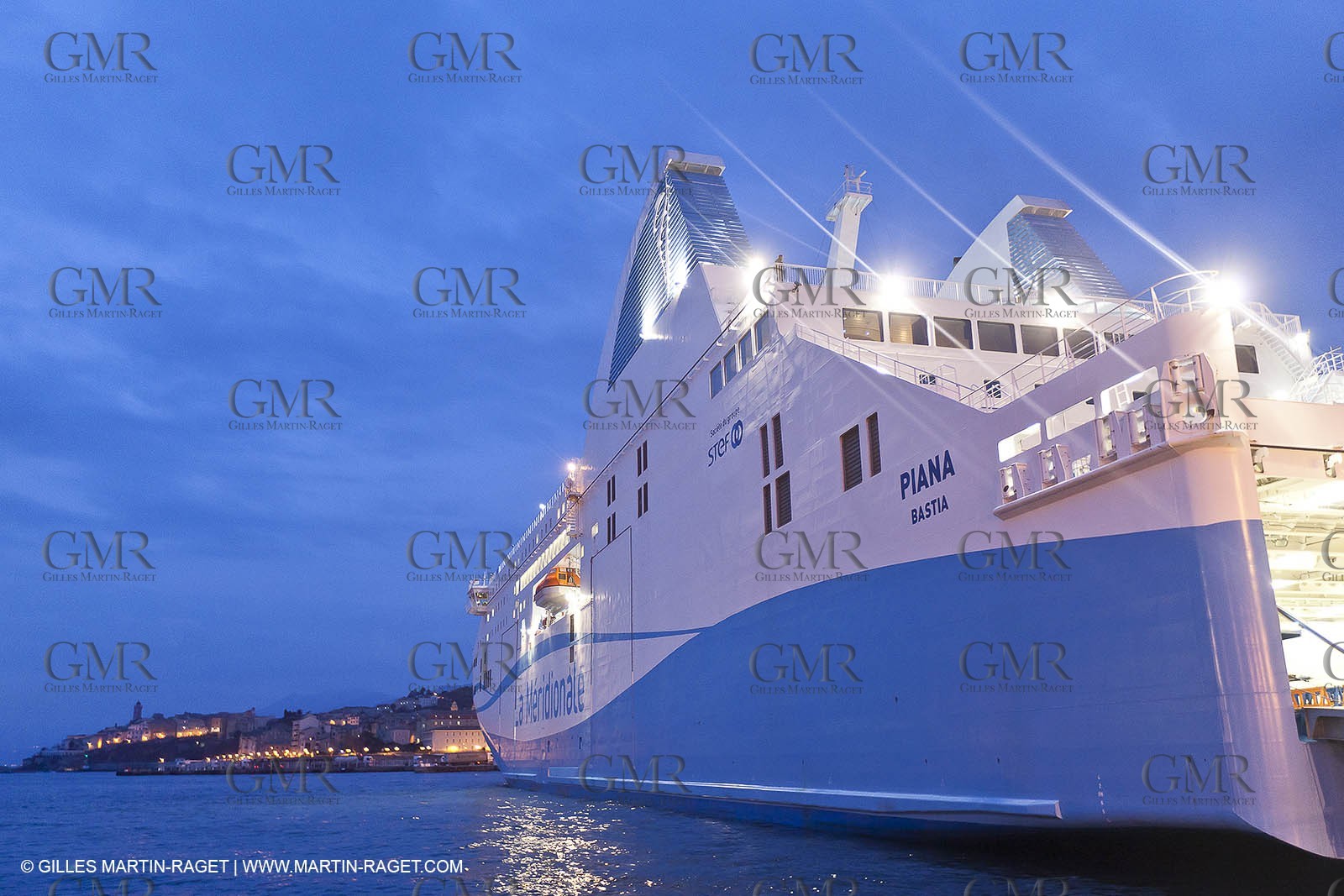 31-01-12   Marseille (FRA,13) Bastia (FRA,Corse) Croisière inaugurale et baptême du Ferry PIANA de La Meridionale