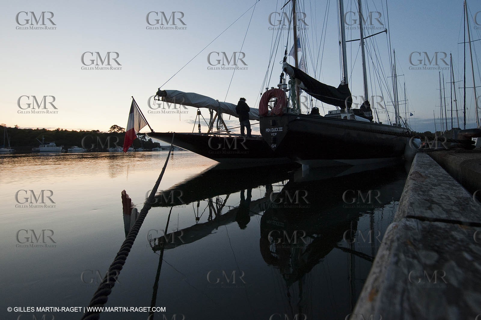 19 05 2010- Benodet - (FRA,56) - les Pen Duick in the Odet river