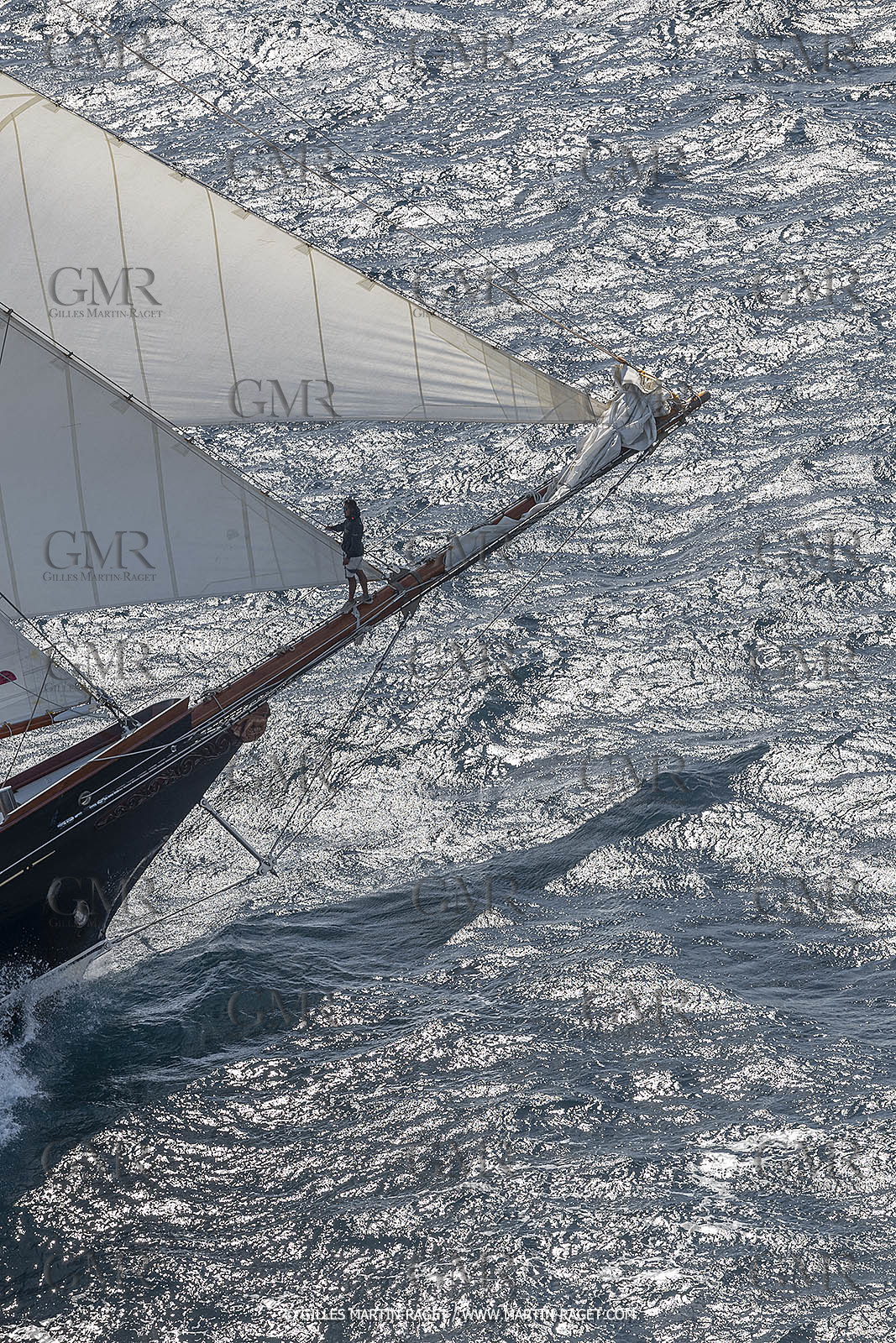 28 09 2022? Saint-Tropez,(FRA,83), Les Voiles de Saint-Tropez 2022 Régate N° 2 poup les modernes, navigation libre pour les grandes goélettes