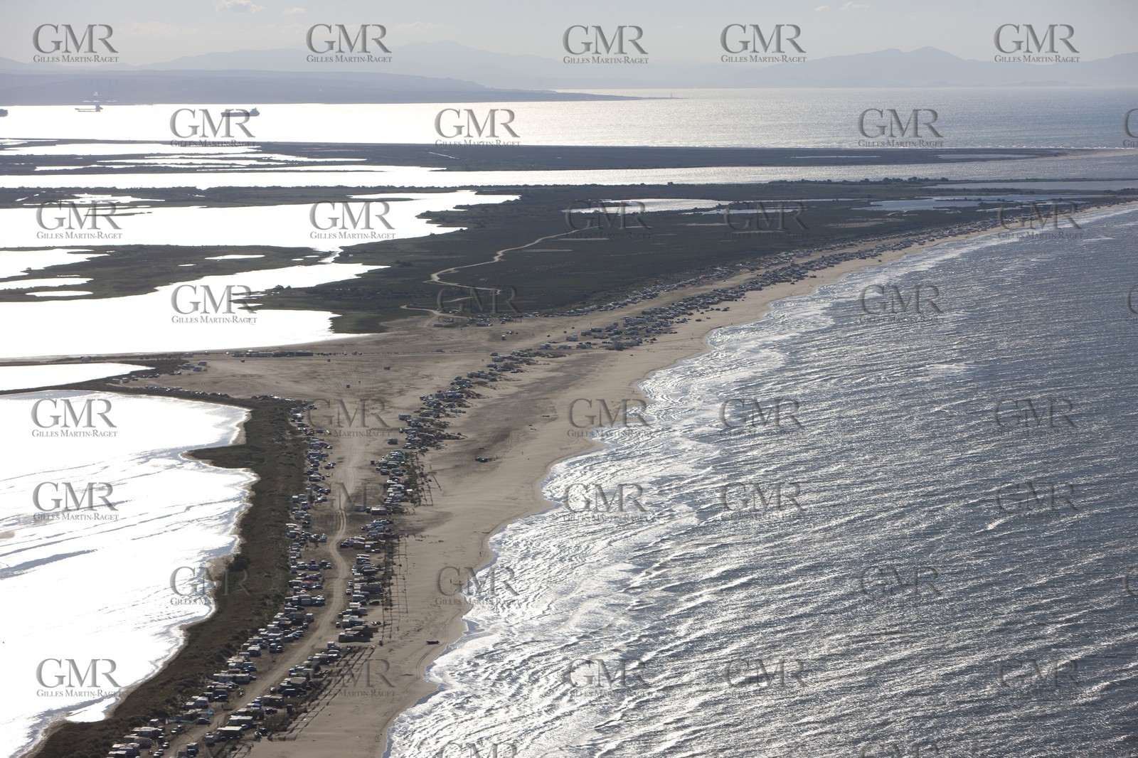 14 07 2008 - french coast in Fos gulf and Port de Bouc area