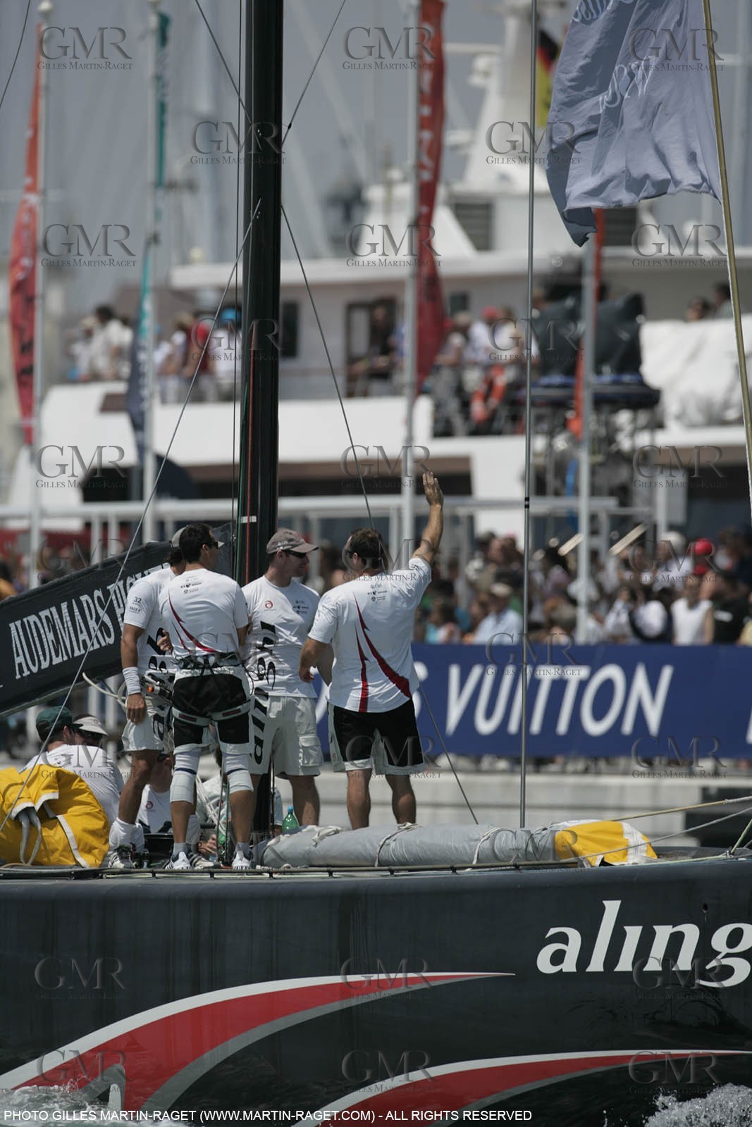 30 06 2007-Valencia (Spain)- 32nd America's Cup - Final Match - Day 6 - Alinghi vs Emirates Team New Zealand