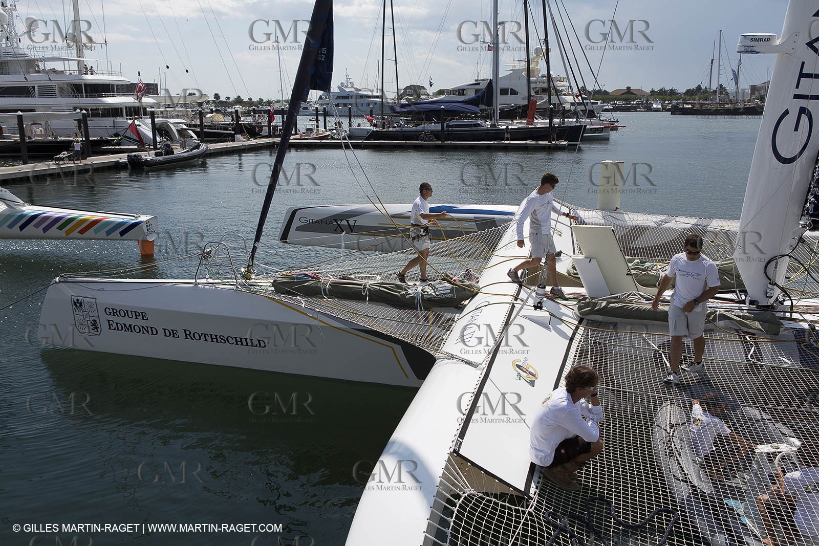 02 07 2012 - Newport (RI) -start of the Krys Ocean Race pre-event sailed between Newport and New York
