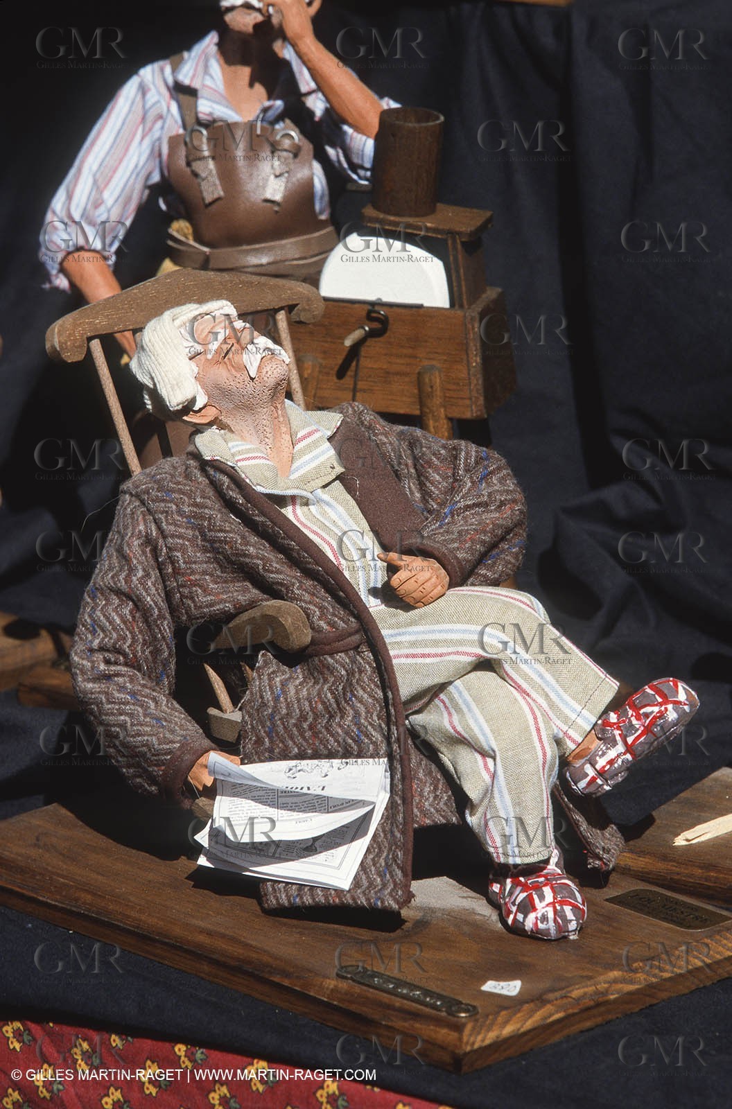 Les Baux de Provence, Atelier de fabrication de santons