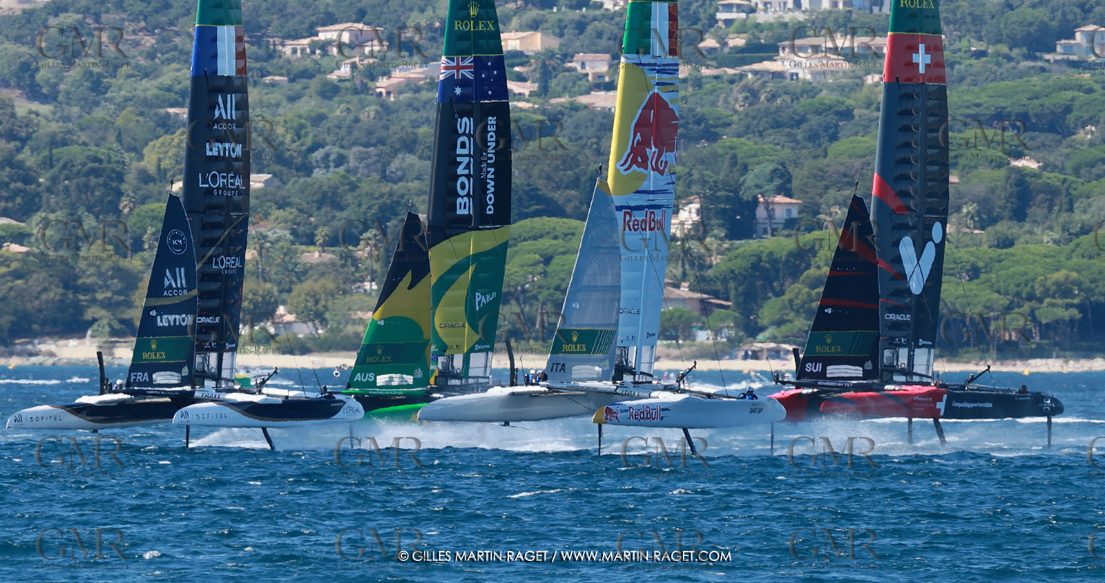 10 09 2025, Saint-Tropez,(FRA), Rockwool SailGP France Saint-Tropez, Race Day 1