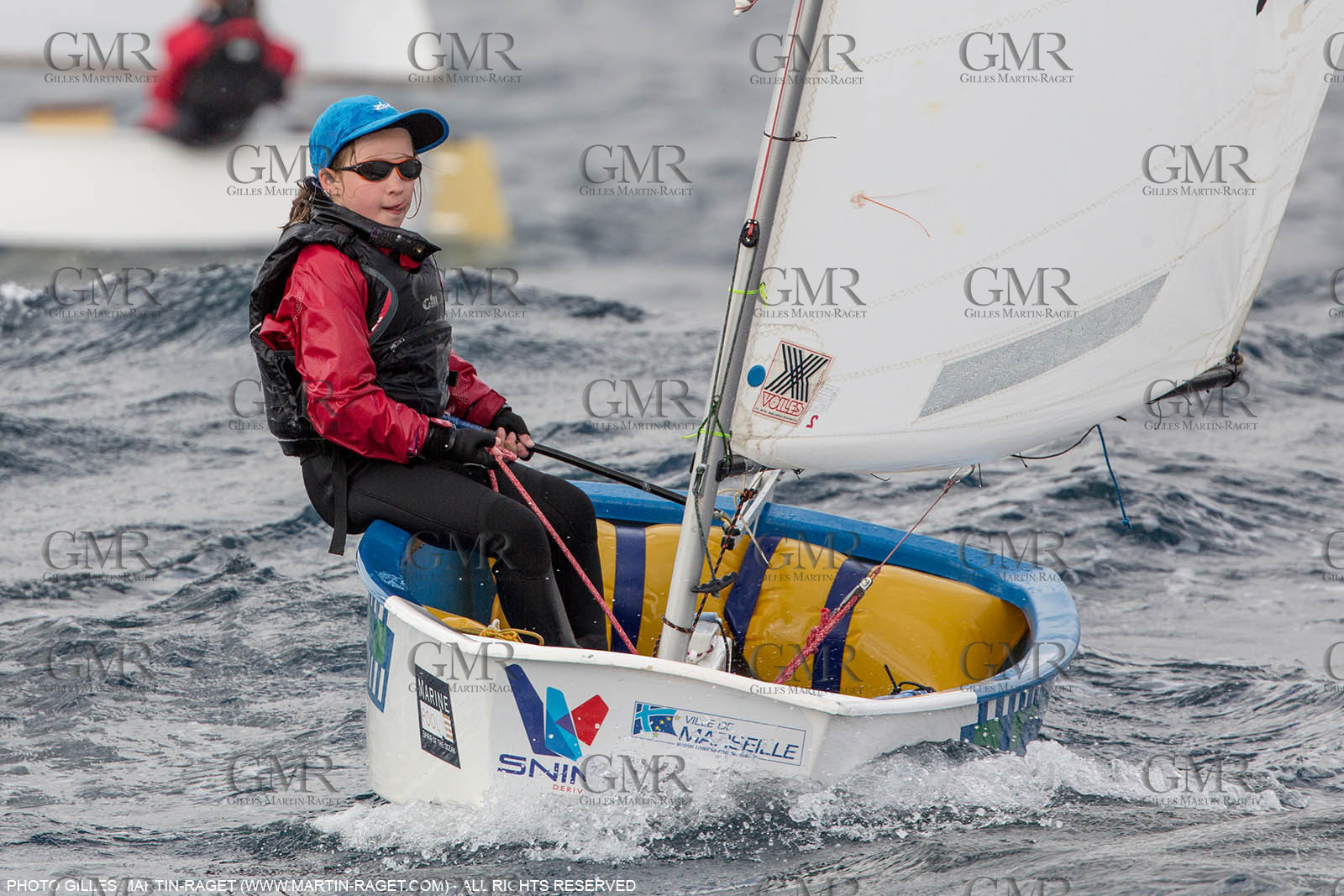 15 04 2016, Marseille (FRA,13), SNIM Dériveurs, Coupe Internationale de Printemps Optimist, Final Day