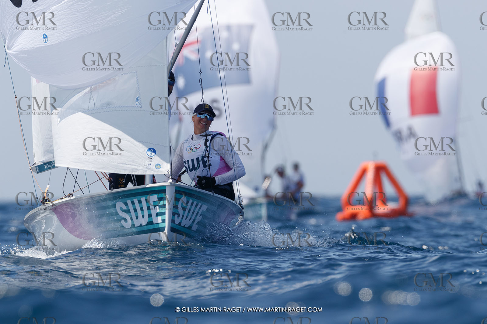 03 08 2024, Marseille (FRA), Paris 2024 Olympic Games, Sailing, Race Day 7
