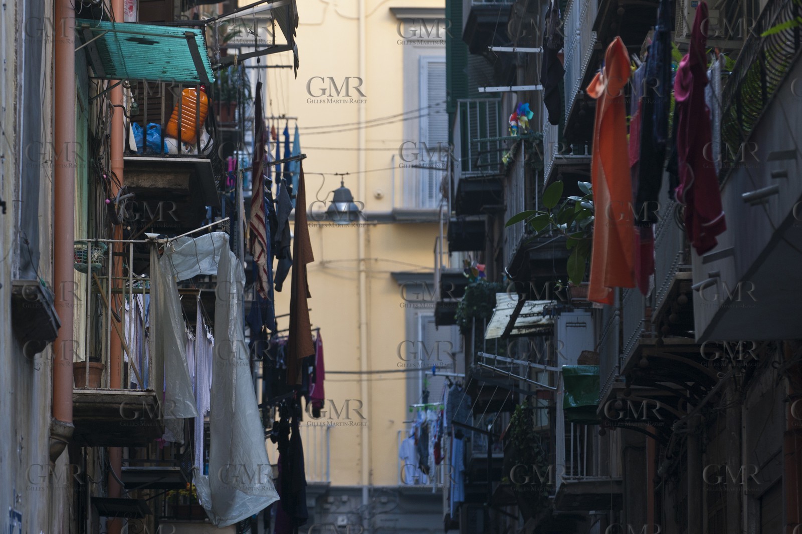 24 02 2012 - Naples (ITA) - 34th America's Cup - America's Cup World Series Naples 2012 - Naples Preview - Naples hisrtoric center streets