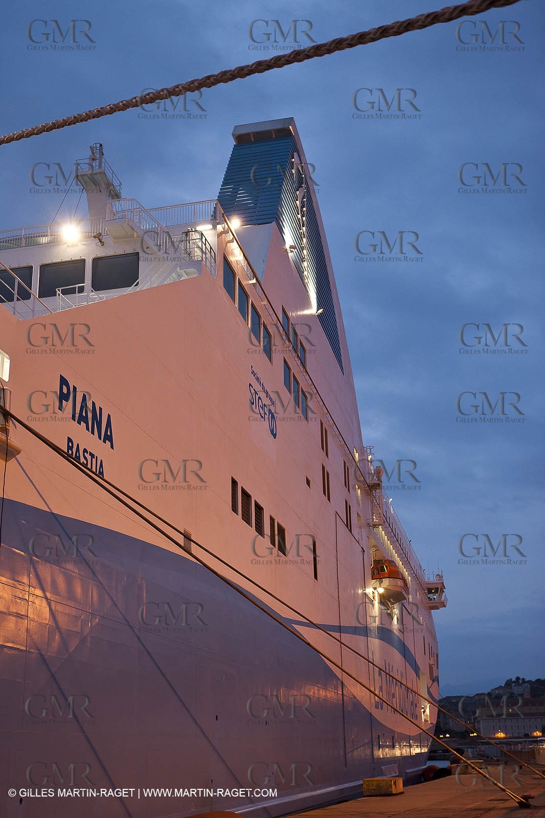 01-31-12   Marseilles (FRA,13) Bastia (FRA,Corsica)   Launching cruising trip and Christening ceremony of PIANA, last ferry ship from La Meridionale
