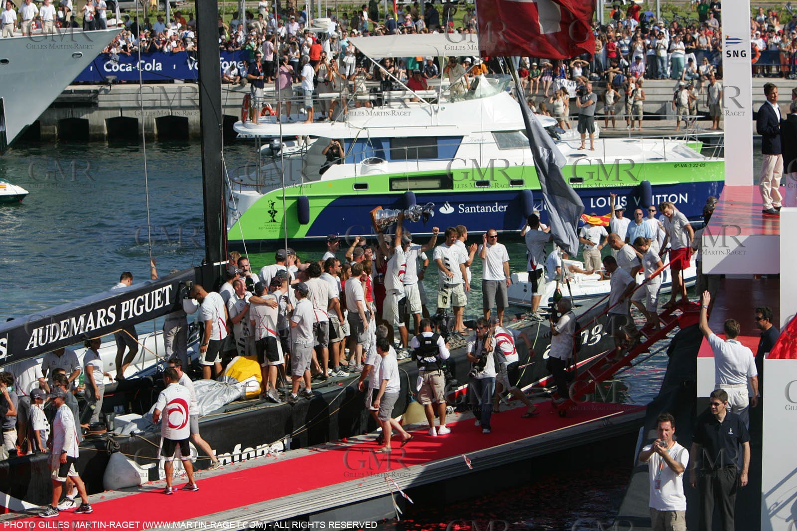 03 07 2007-Valencia (Spain)- 32nd America's Cup - Final Match - Day 8 - Alinghi vs Emirates Team New Zealand