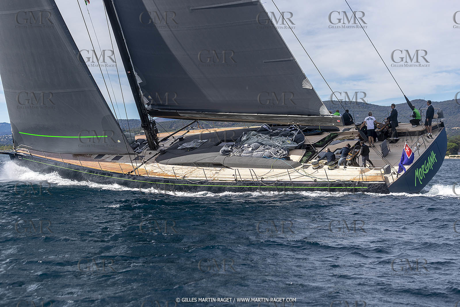 02 10 2022, Saint-Tropez (FRA,83), Voiles de Saint-Tropez 2022,  entraînement des maxis