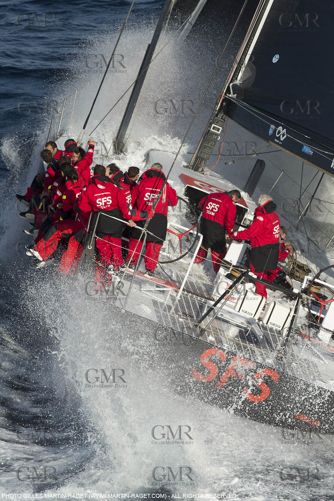 24 mars 2016   Marseille (FRA,13), SFS II (skipper Lionel Péan), last training before Marseille Sailing Week