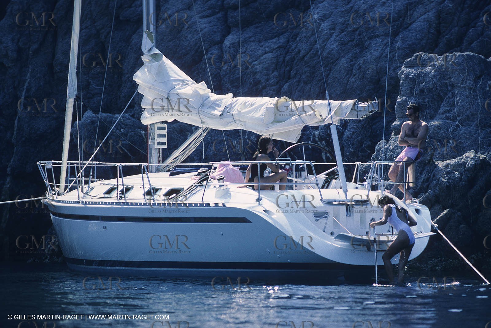 sailing, cruising, monohull at the mooring