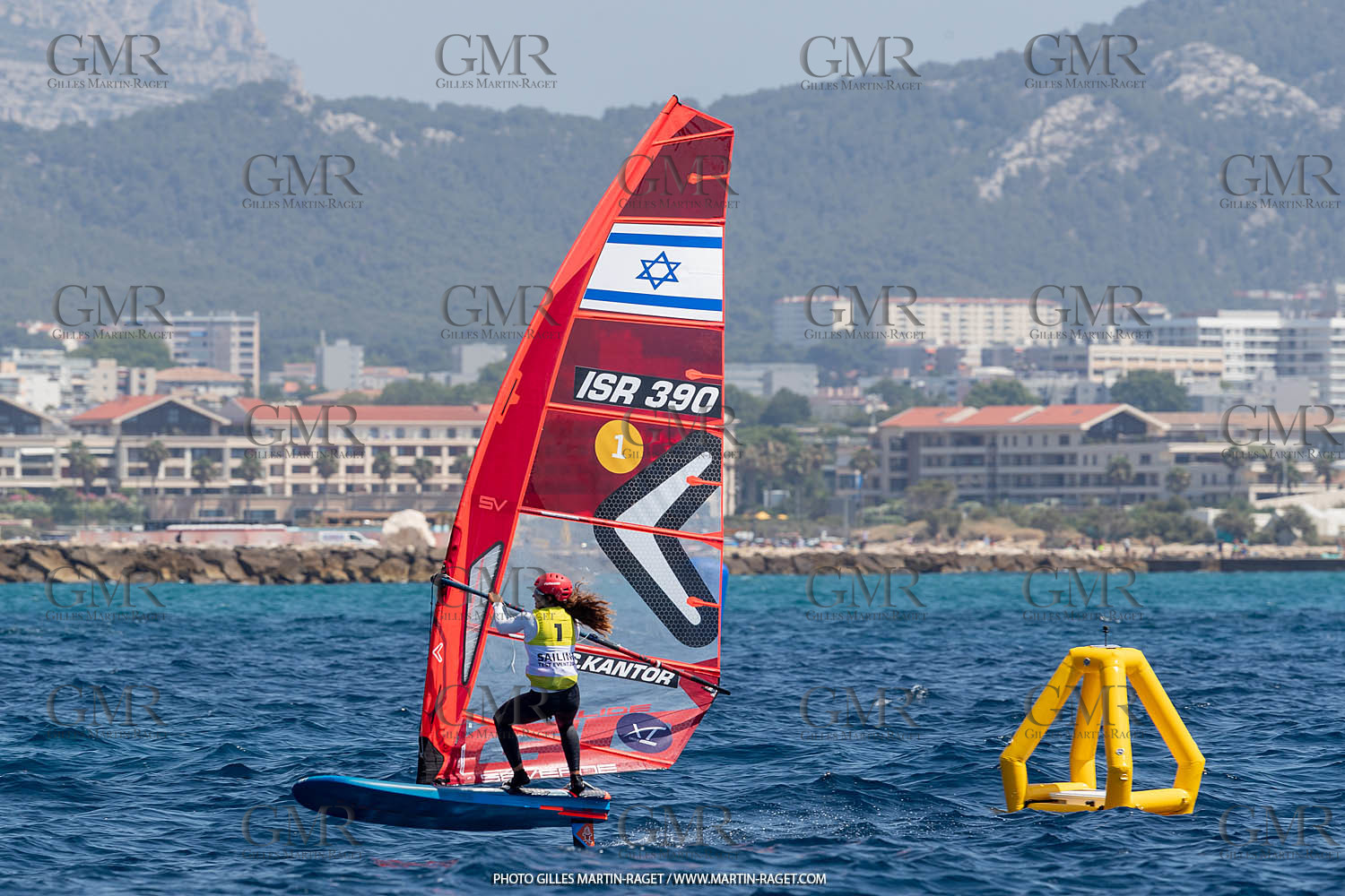 16 07 2023, Marseille, (FRA), Paris 2024 Olympic Games 2024 Sailing Test Event, Day 8, Medal race IQ Foil Women