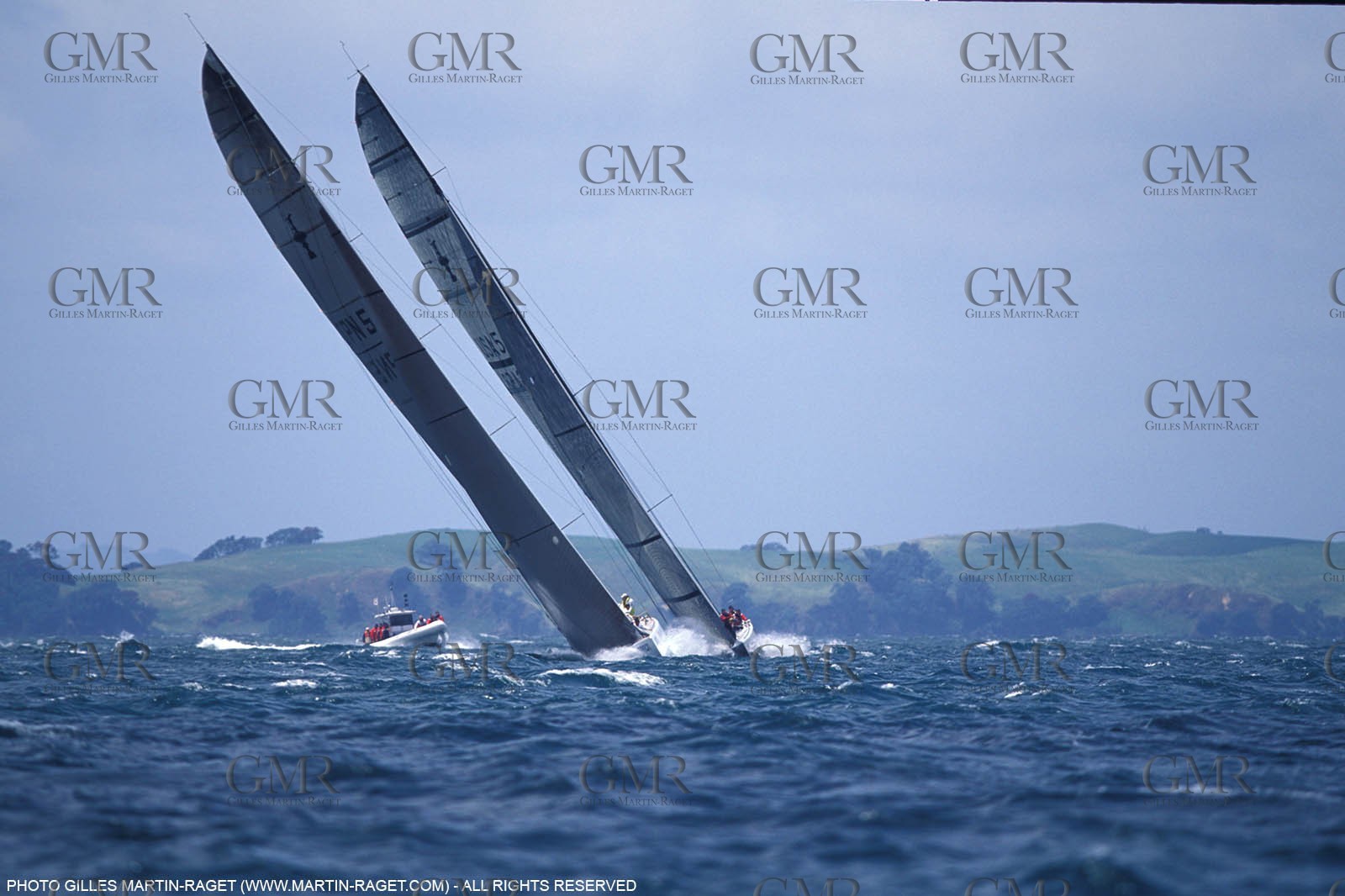 America's Cup, Auckland 2000 Louis Vuitton Cup final, America One Vs Luna Rossa