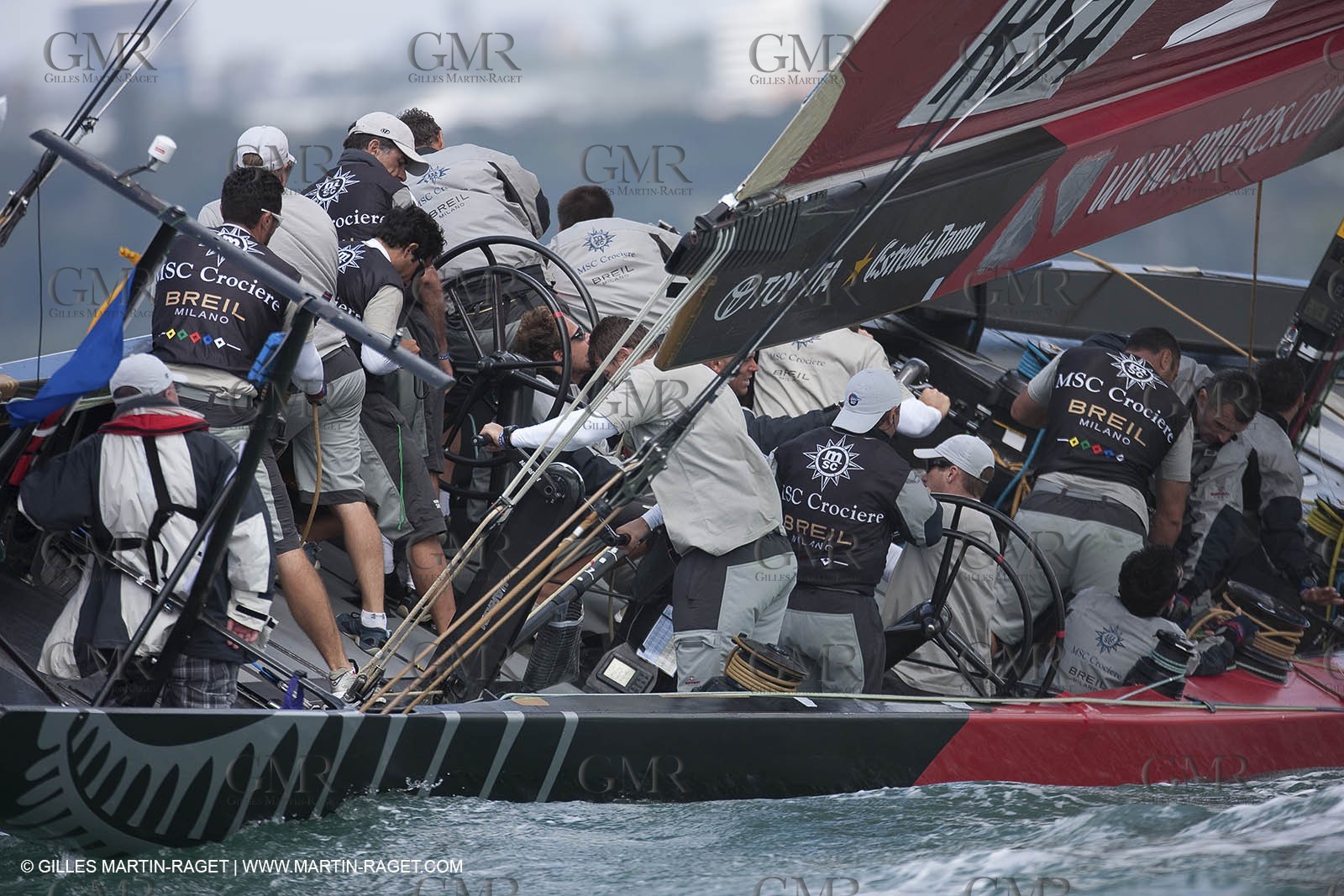 31 01 2009 - Auckland (NZL) -  Louis Vuitton Pacific Series -  Racing Day 2
