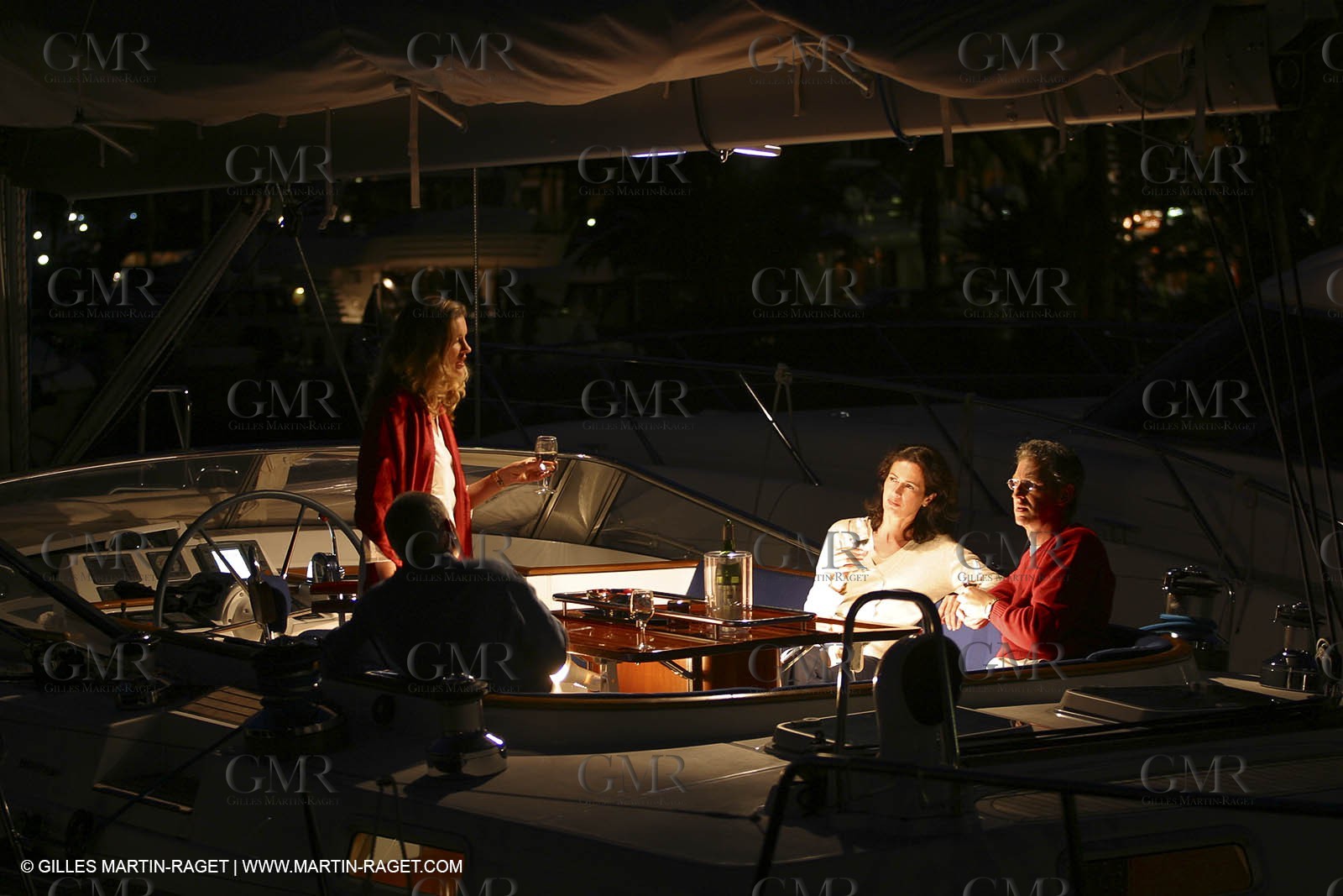 Sail - Cruising - People - At night