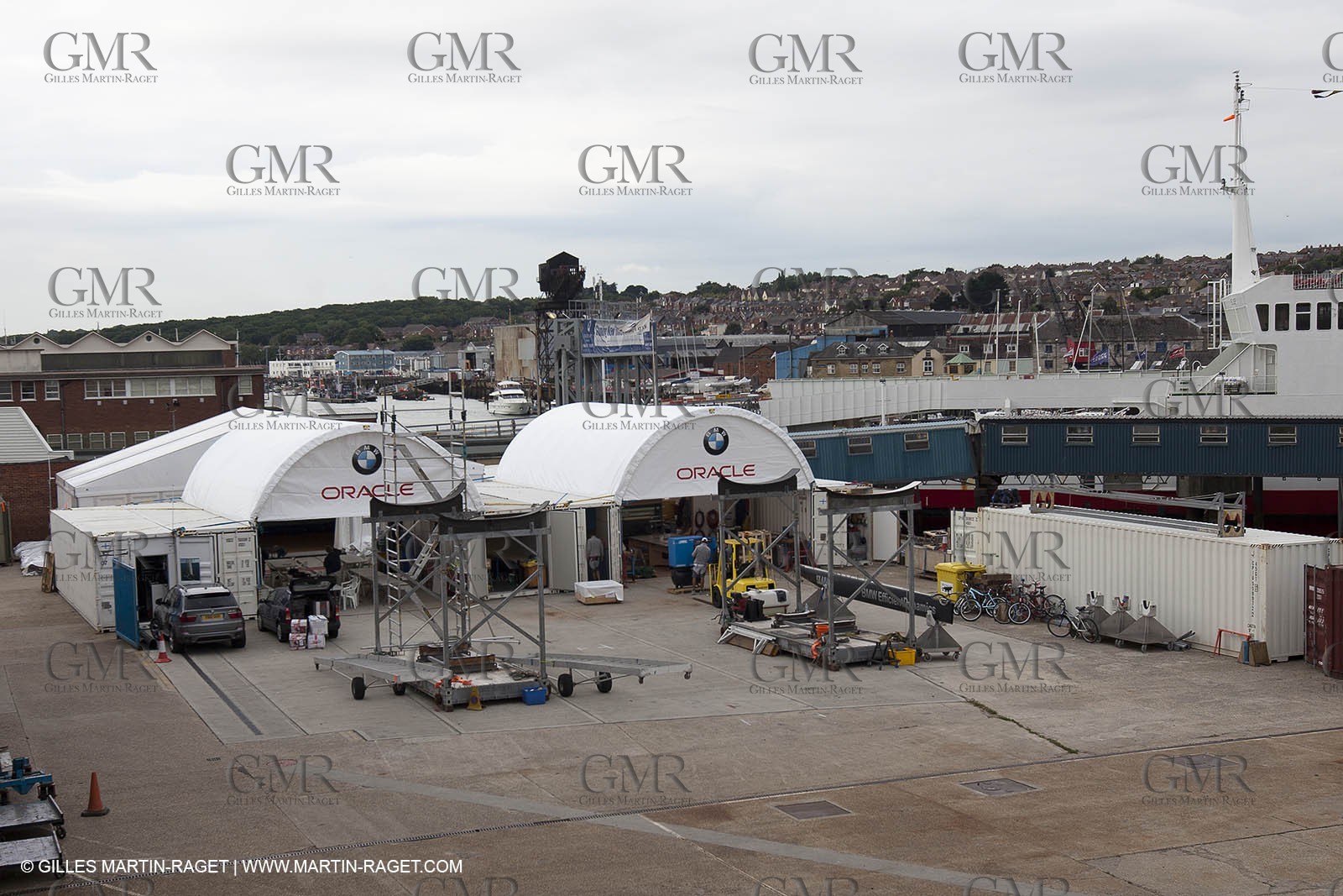 02 08 2010 - Cowes (UK, IOW) - The 1851 Cup -  BMW ORACLE Racing - Training Day.