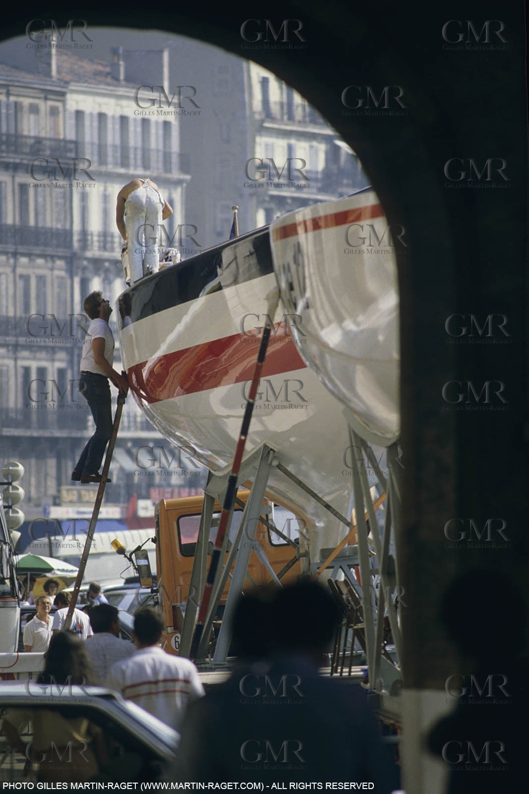 Sailing, Yacht Racing, 26th America's Cup Fremantle 1987, Challenge France
