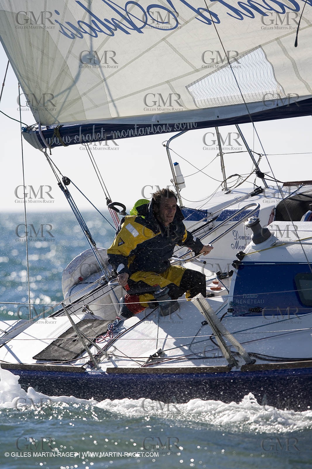 15 02 2007 - La Grande Motte (FRA) - Onedesign Figaro II - Thierry Duprey du Vorsent (Domaine de Monts d'Arbois)