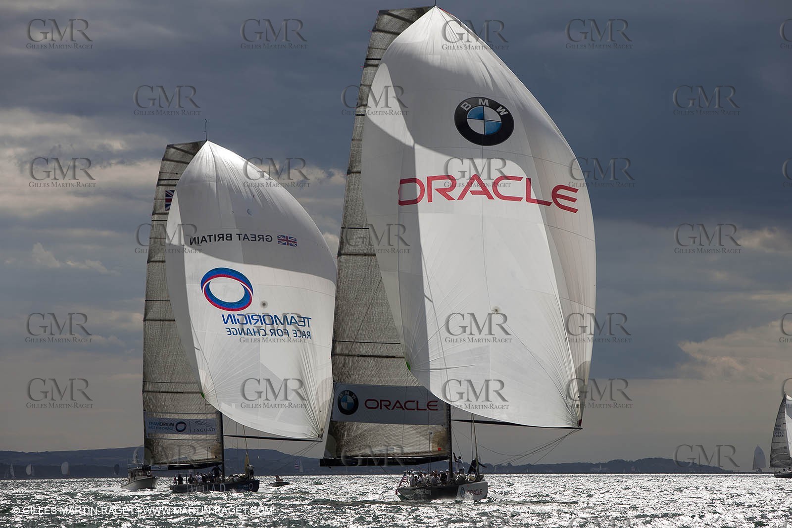 02 08 2010 - Cowes (UK, IOW) 1851 Cup -  BMW ORACLE Racing - Training Day.