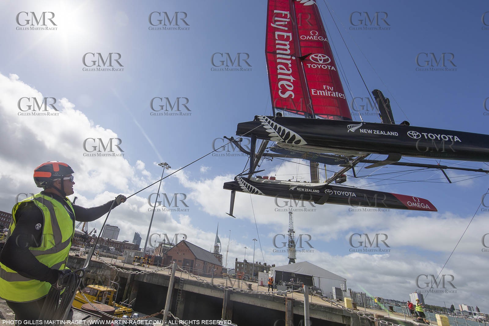 21 07 2015, Portsmouth (GBR), 35th America's Cup, Louis Vuitton America's Cup World Series Portsmouth 2015, Training Day 2