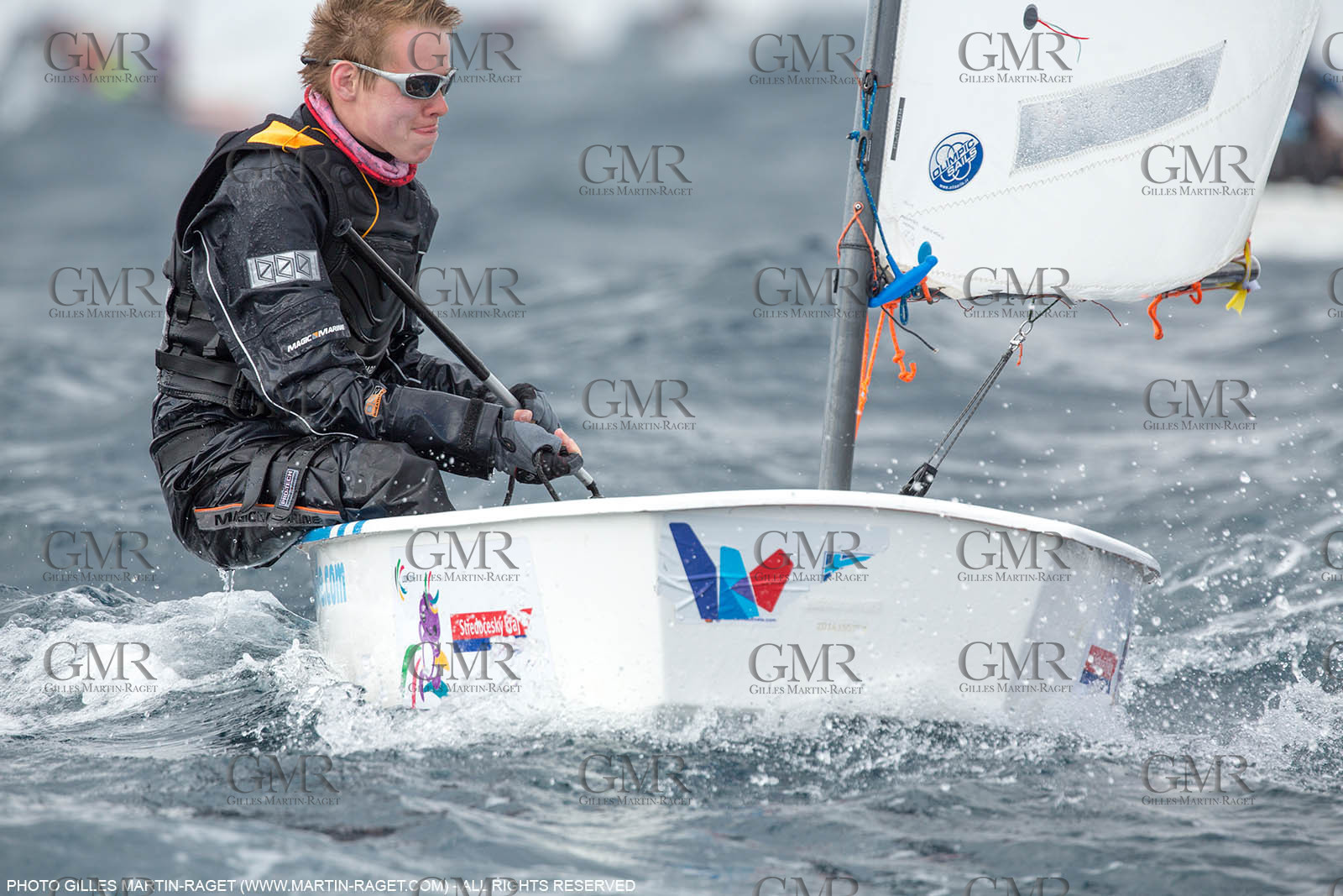 15 04 2016, Marseille (FRA,13), SNIM Dériveurs, Coupe Internationale de Printemps Optimist, Final Day