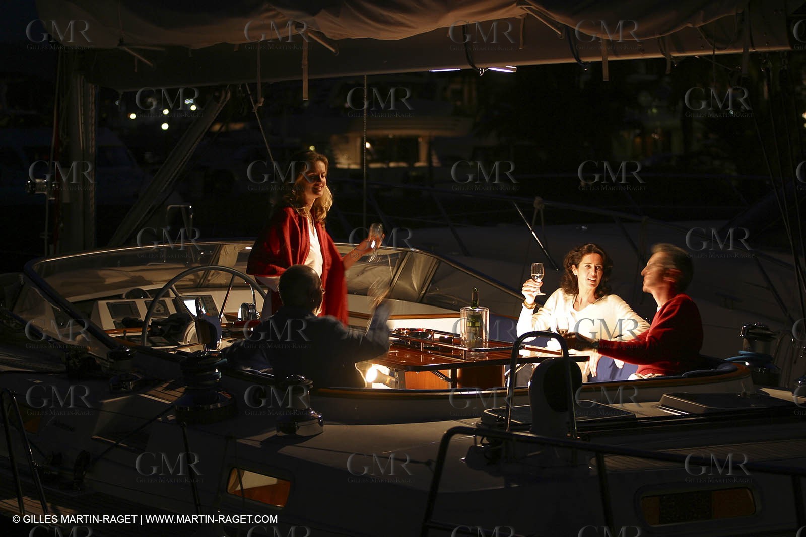 Sail - Cruising - People - At night