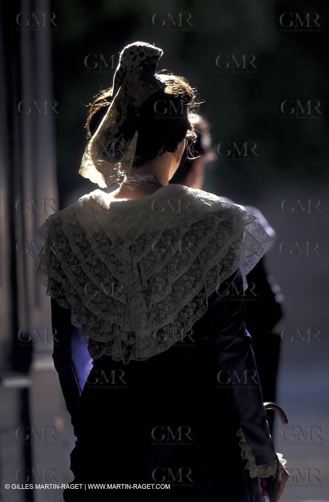 Women of Arles in traditional costume