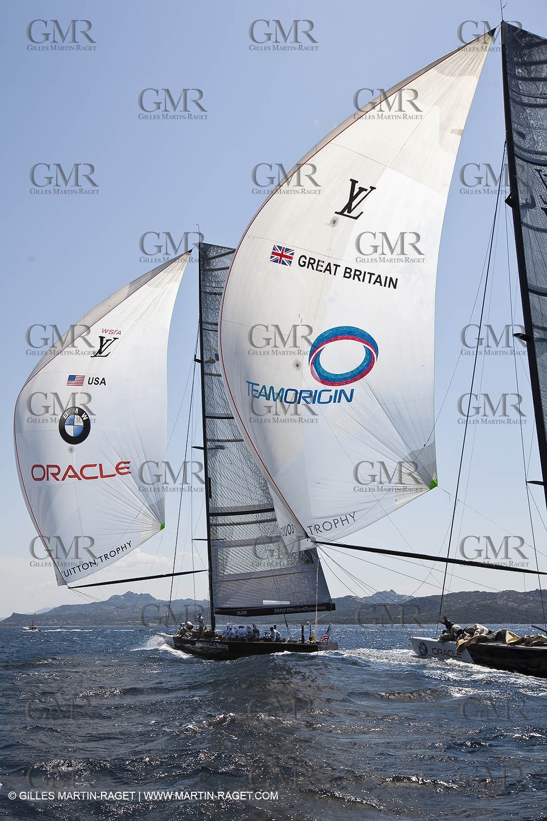 19 05 2010 - La Maddalena (ITA, Sardinia) Louis Vuitton Trophy - BMW ORACLE Racing - Training