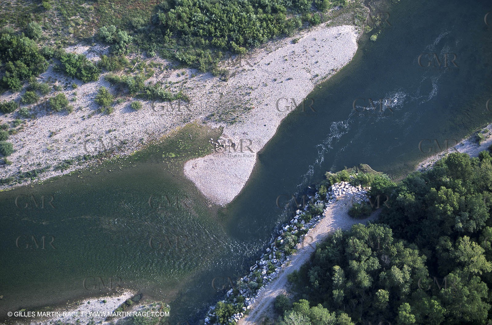 Durance river valley