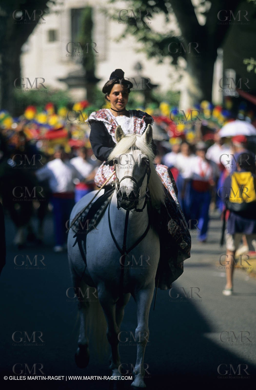 Saint Rémy de Provence (FRA,13) - Careto ramado (charrette fleurie)