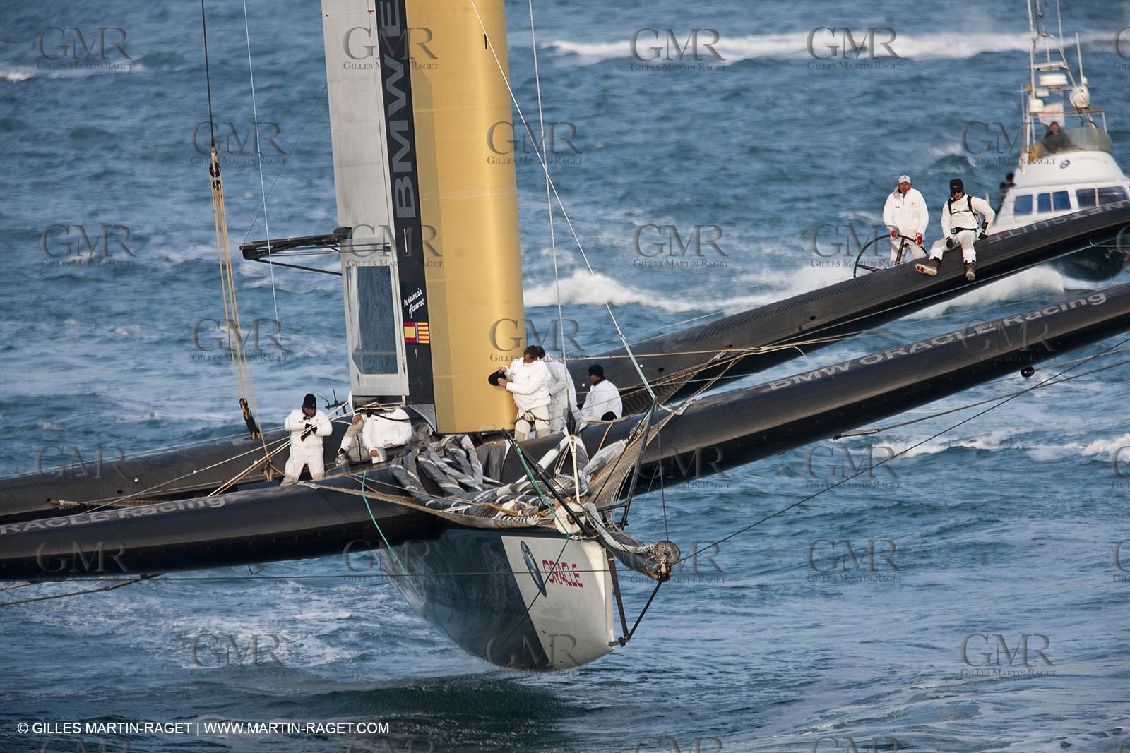 11 02 2010 - Valencia (ESP) - 33rd America's Cup - BMW ORACLE Racing - Day off 2