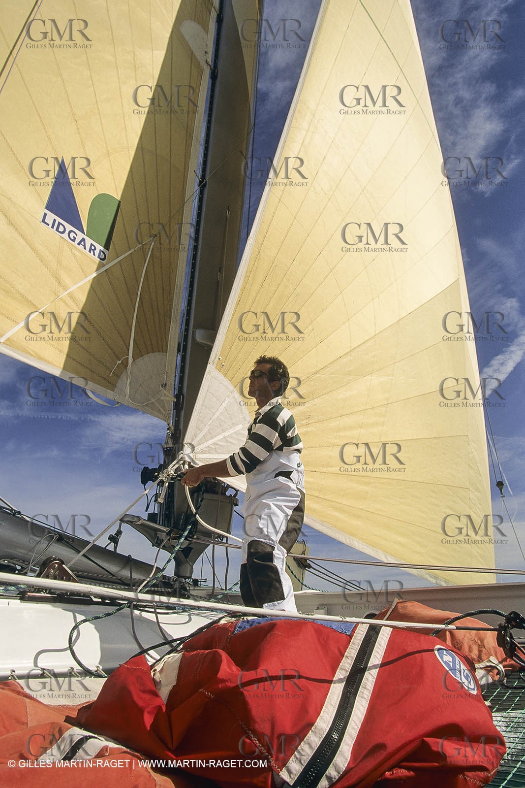 Yacht Racing, Multihull, ORMA 60, Loick Peyron, Fujicolor